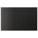 HANVIKEN Puerta/frente de cajón, negro-marrón, 23 1/2x15 "