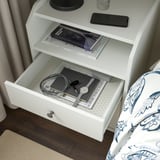 HAUGA Gavetero de 2 cajones, blanco, 19 5/8x18 1/8x26 3/4 "