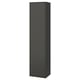 Opción: HAVBÄCK Gabinete alto+puerta, gris oscuro, 18x15x77 "
