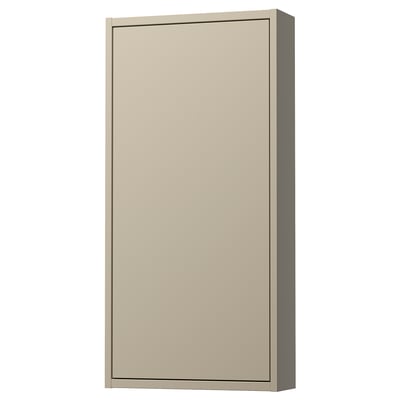 HAVBÄCK Gabinete de pared+puerta, beige, 18x6x37 "