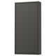 HAVBÄCK Gabinete de pared+puerta, gris oscuro, 18x6x37 "