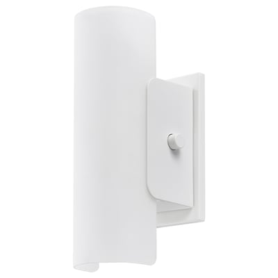 HAVSDUN Aplique LED, regulable blanco/vidrio esmerilado blanco