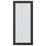 HEJSTA Puerta de vidrio, antracita/vidrio acanalado, 18x40 "