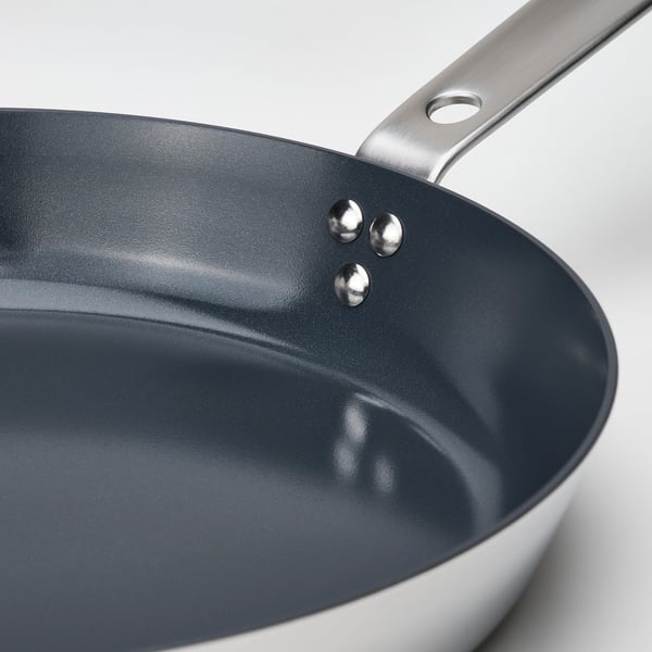 HEMKOMST Sartén, acero inoxidable/recubrimiento antiadherente, 11 "