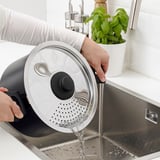 HEMLAGAD Batería de cocina, 6 piezas, negro