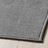 HEMMAHOS Alfombra, gris, 39 3/8x63 "