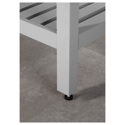 HEMNES Banca, gris, 32 5/8 "