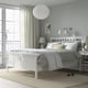 HEMNES Base de cama, teñido en blanco/Lyngör blanco, Tamaño full