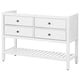 HEMNES Mueble para baño+4cajones, blanco, 48 "