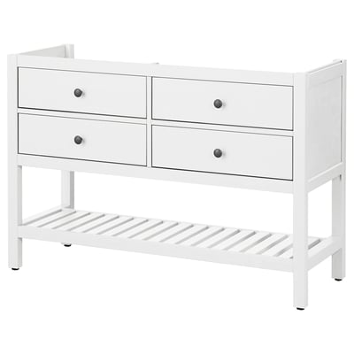 HEMNES Mueble para baño+4cajones, blanco, 48 "