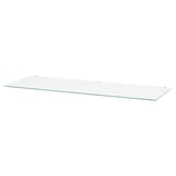 HEMNES Tablero de vidrio, transparente, 42 1/2x19 5/8 "