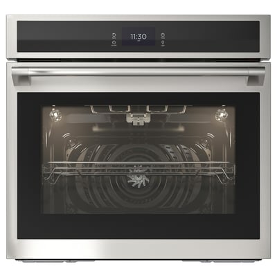 HJÄLTEBY Horno pared convección+autolimpieza, acero inoxidable