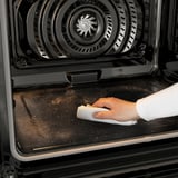 HJÄLTEBY Horno pared convección+autolimpieza, negro acero inoxidable