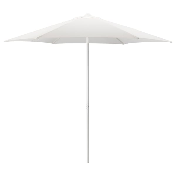 HÖGÖN Sombrilla, blanco, 106 1/4 "