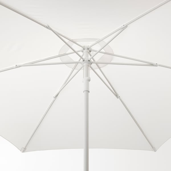 HÖGÖN Sombrilla, blanco, 106 1/4 "