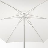 HÖGÖN Sombrilla, blanco, 106 1/4 "