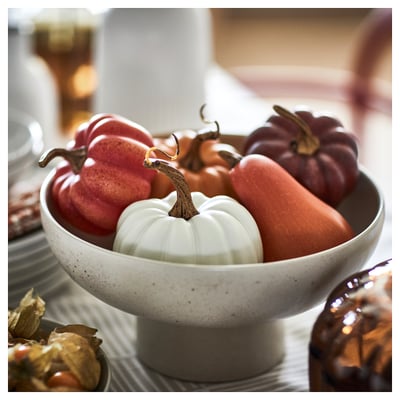 HÖSTAGILLE Adorno calabaza, juego de 5, colores variados