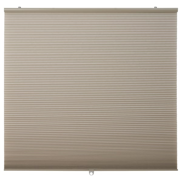 HOPPVALS Persiana celular, beige, 38x64 "