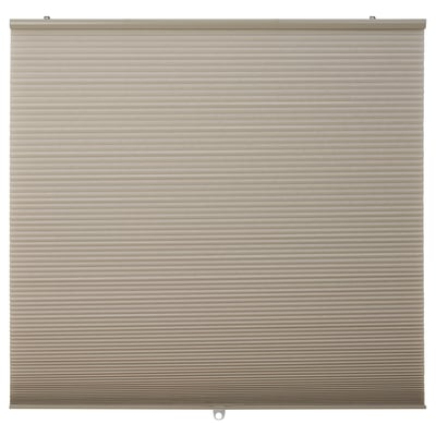 HOPPVALS Persiana celular, beige, 36x64 "
