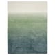 Opción: HOTELLRUM Alfombra, pelo largo, azul/verde blanco, 7 ' 10 "x9 ' 10 "