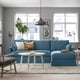 HYLTARP Sofá+chaise longue, derecha, Tallmyra azul