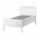 IDANÄS Armazón de cama, blanco/Lyngör blanco, Tamaño twin