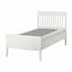 IDANÄS Armazón de cama, blanco/Lyngör blanco, Tamaño twin