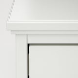 IDANÄS Gabinete puertas plegables, blanco, 47 5/8x53 1/8 "