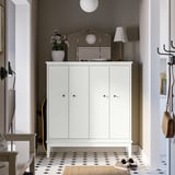 IDANÄS Gabinete puertas plegables, blanco, 47 5/8x53 1/8 "
