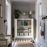 IDANÄS Gabinete puertas plegables, blanco, 47 5/8x53 1/8 "