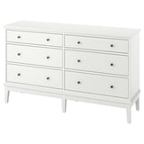 IDANÄS Gavetero de 6 cajones, blanco, 63 3/4x19 5/8x37 3/8 "
