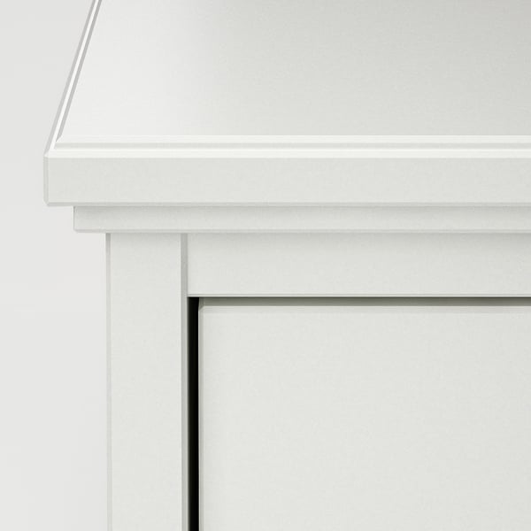 IDANÄS Gavetero de 6 cajones, blanco, 63 3/4x19 5/8x37 3/8 "