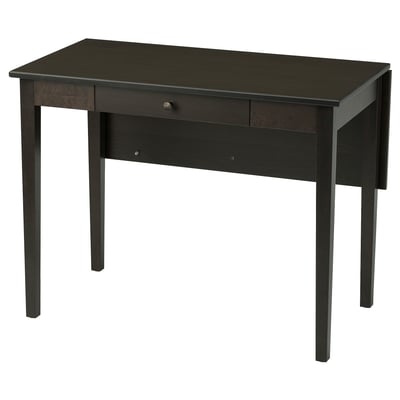 IDANÄS Mesa abatible, marrón oscuro, 20 1/8/33 7/8x37 3/4 "