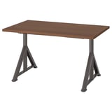 IDÅSEN Escritorio, marrón/gris oscuro, 47 1/4x27 1/2 "