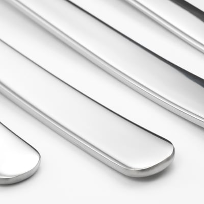 IKEA 365+ Juego de servir, 4 piezas, acero inoxidable