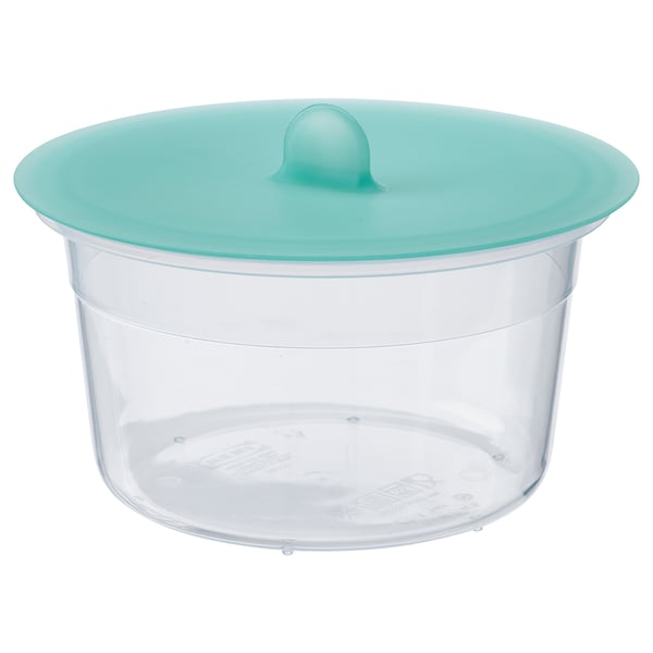 IKEA 365+ Recipiente con tapa, redondo plástico/silicona, 25 oz
