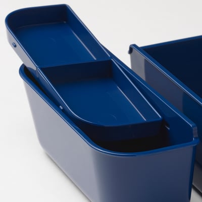 IKEA 365+ Separador recipiente, juego de 2, azul oscuro