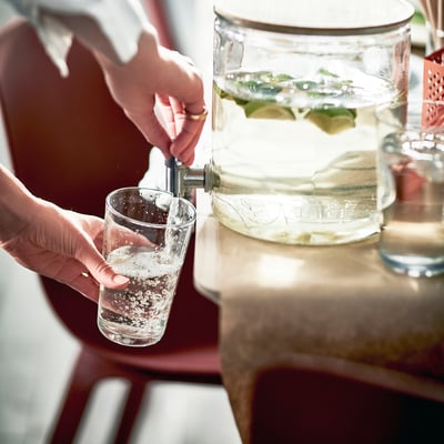IKEA 365+ Vaso, vidrio transparente, 15 oz