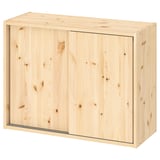 IVAR Gabinete+puertas corredizas, pino, 31 1/2x11 3/4x23 5/8 "
