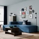JÄTTEBO Módulos chaise longue, Samsala azul oscuro
