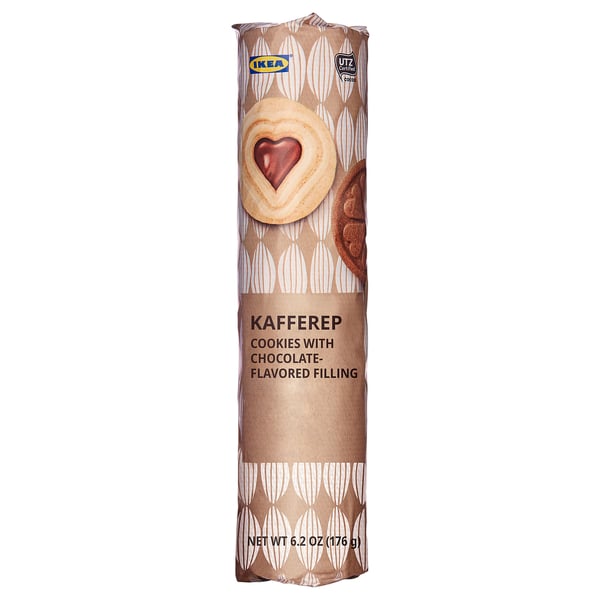 KAFFEREP Galleta, con relleno sabor chocolate Rainforest Alliance Certified, 6 oz