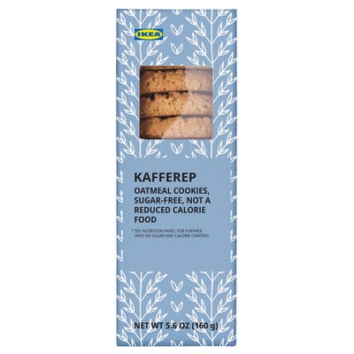 KAFFEREP Galletas de avena, sin azúcar, 6 oz