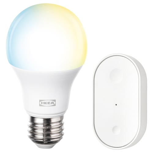 KAJPLATS Kit de iniciación, inteligente espectro blanco, E26