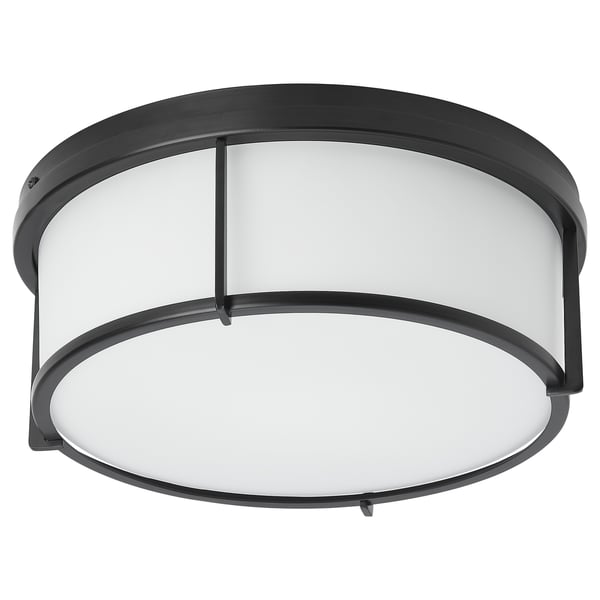 KATTARP Lámpara colgante, vidrio negro