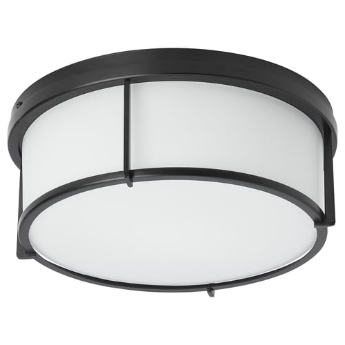 KATTARP Lámpara colgante, vidrio negro