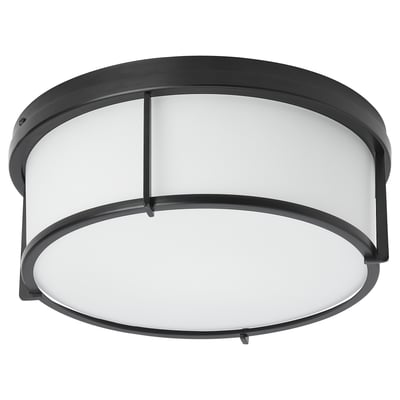 KATTARP Lámpara colgante, vidrio negro