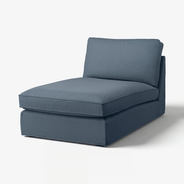 KIVIK Chaise longue, Gunnared azul