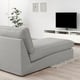 KIVIK Chaise longue, Tallmyra blanco/negro