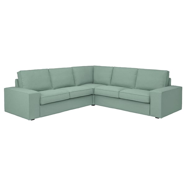 KIVIK Módulo seccional esquina, 4 plazas, Tallmyra verde claro