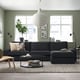KIVIK Sofá 4 plazas+chaise longue, Tresund antracita